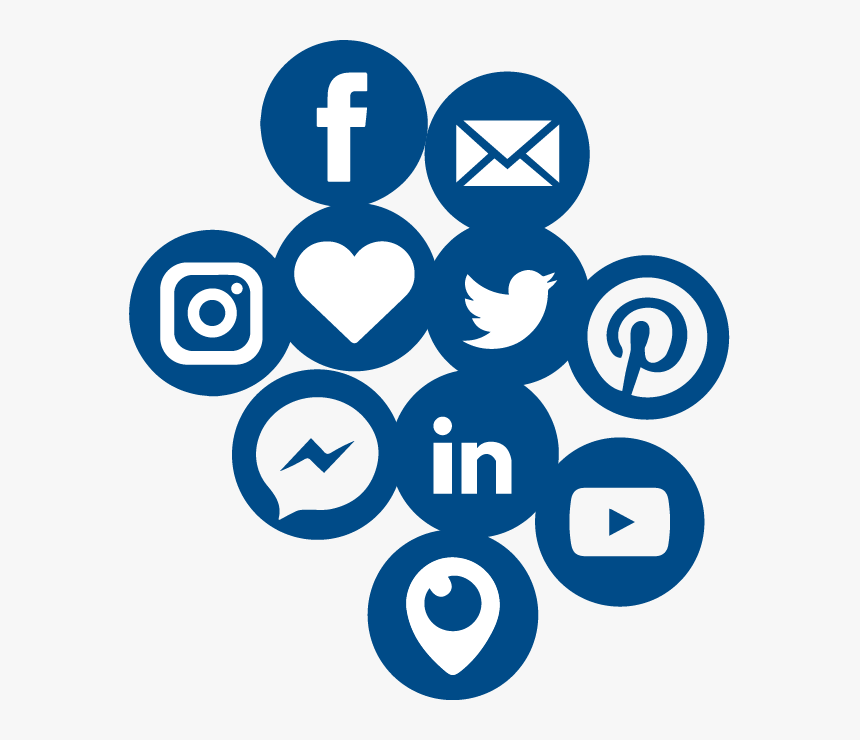 Social Media Icons - Let Be Social, HD Png Download, Free Download