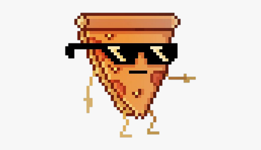 Minecraft Pixel Art Pizza, HD Png Download, Free Download