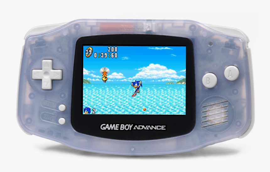 #freetoedit Sonic On Gameboy Advance - Game Boy Advance Crystal, HD Png Download, Free Download