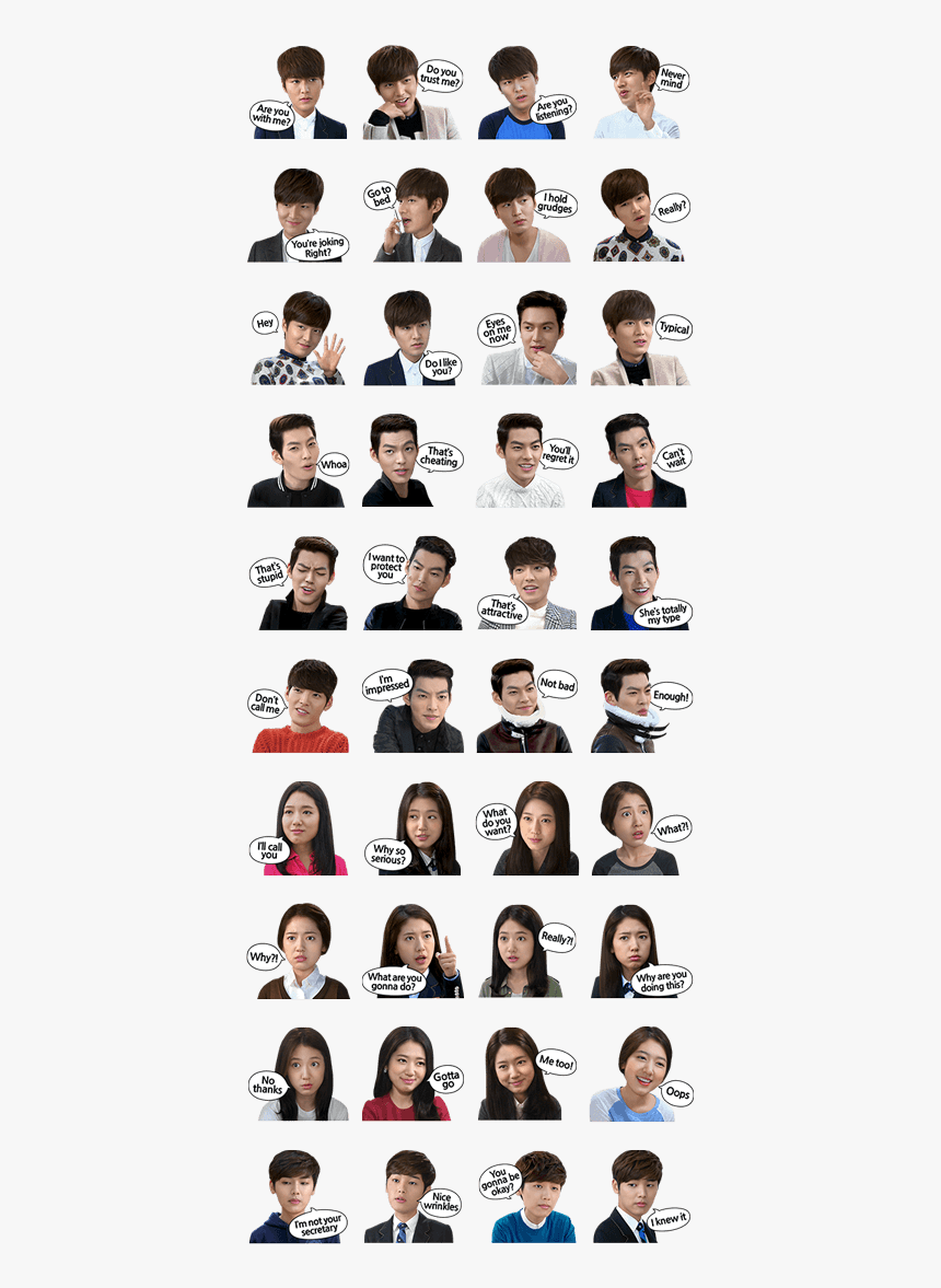 Drama "the Inheritors - Bts Stickers Whatsapp Ios, HD Png Download, Free Download