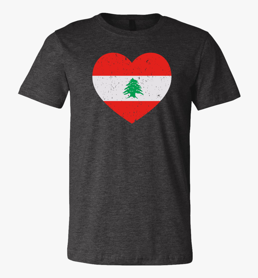 Lebanese Heart Shirt - T-shirt, HD Png Download, Free Download