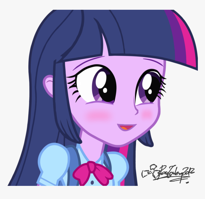 Human Twilight Sparkle Images Twilight Sparkle Blush - Twilight Sparkle Human, HD Png Download, Free Download