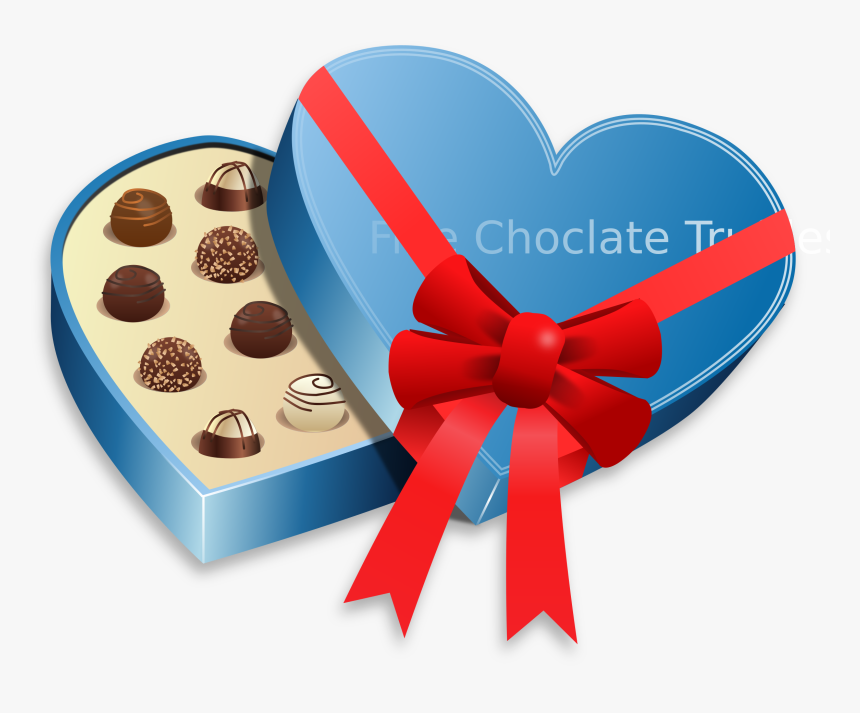 Valentines Chocolate Png - Box Of Chocolate Clipart, Transparent Png, Free Download