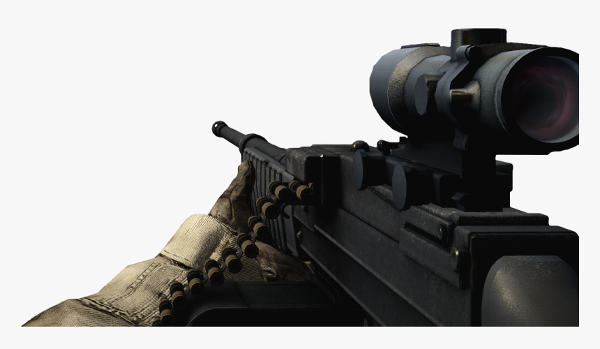 Bfbc2 Type 88 , Png Download - Sniper Rifle, Transparent Png, Free Download