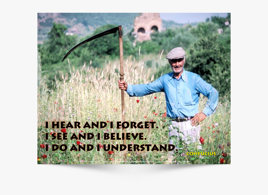 This Is The English Version Of Poster Design - Old Italian Farmer, HD Png Download, Free Download