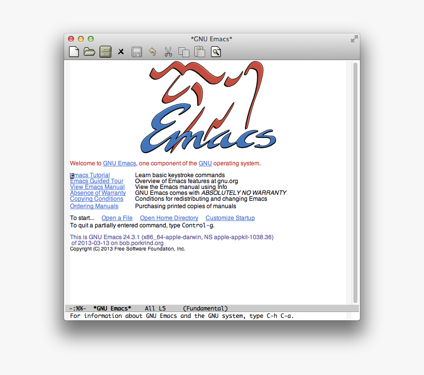 Gnu Emacs, HD Png Download, Free Download