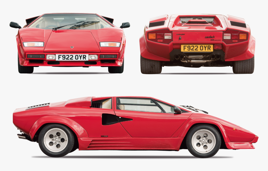 Lamborghini Clipart Expensive Car - Lamborghini Countach Png, Transparent Png, Free Download