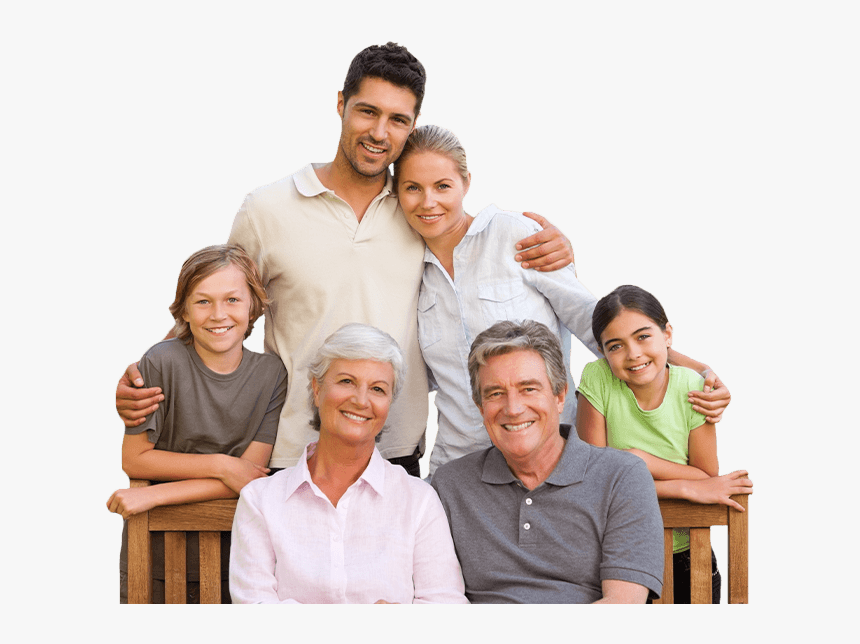 Three Generations Of Family Smiling Together - Семейные Ценности, HD Png Download, Free Download