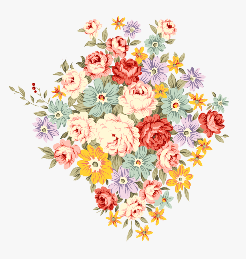 #stickers #png #tumblr #flower #flowers #цветы - Watercolor Flower Bouquet Drawing, Transparent Png, Free Download