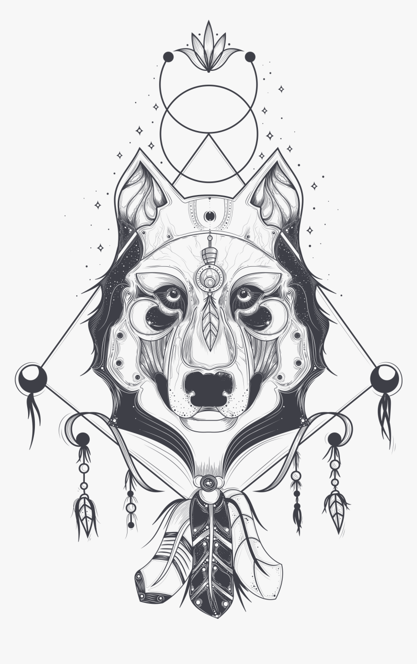 Boho Wolf, HD Png Download, Free Download