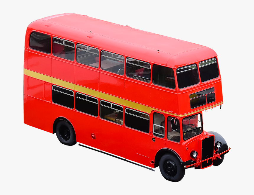 Double Decker Toy Bus Png No Background, Transparent Png, Free Download