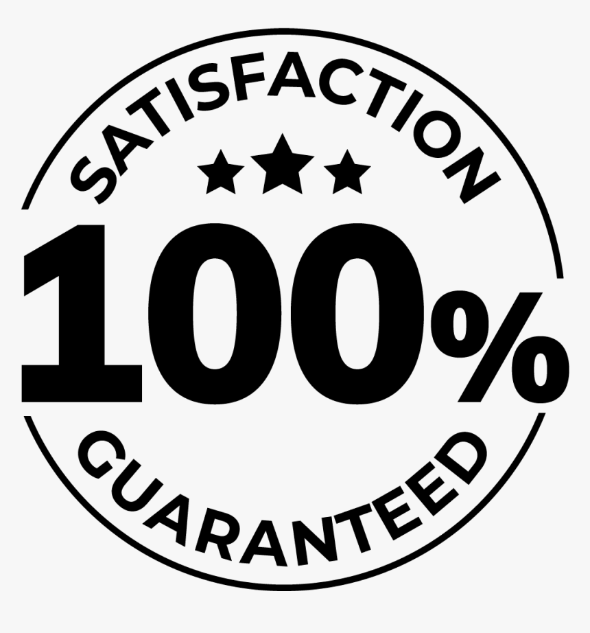 100% Satisfaction Guaranteed - Circle, HD Png Download, Free Download