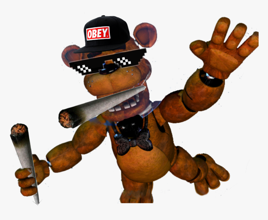 #fnaf #mlg - Freddy Fazbear Fnaf 6, HD Png Download, Free Download