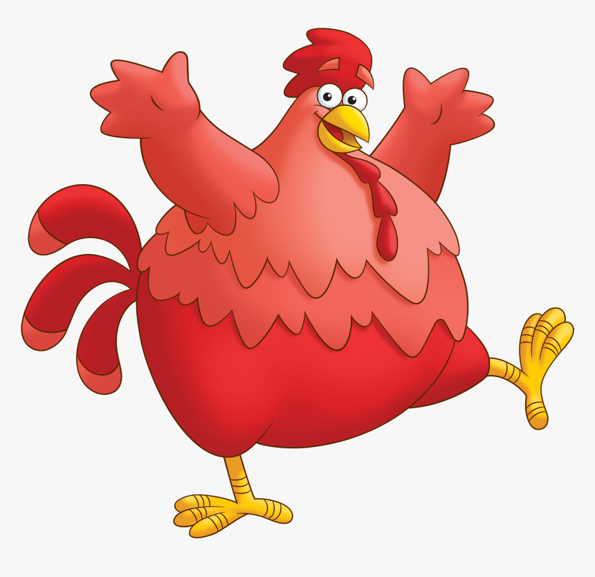 Dora The Explorer Wiki - Big Red Chicken On Dora, HD Png Download, Free Download