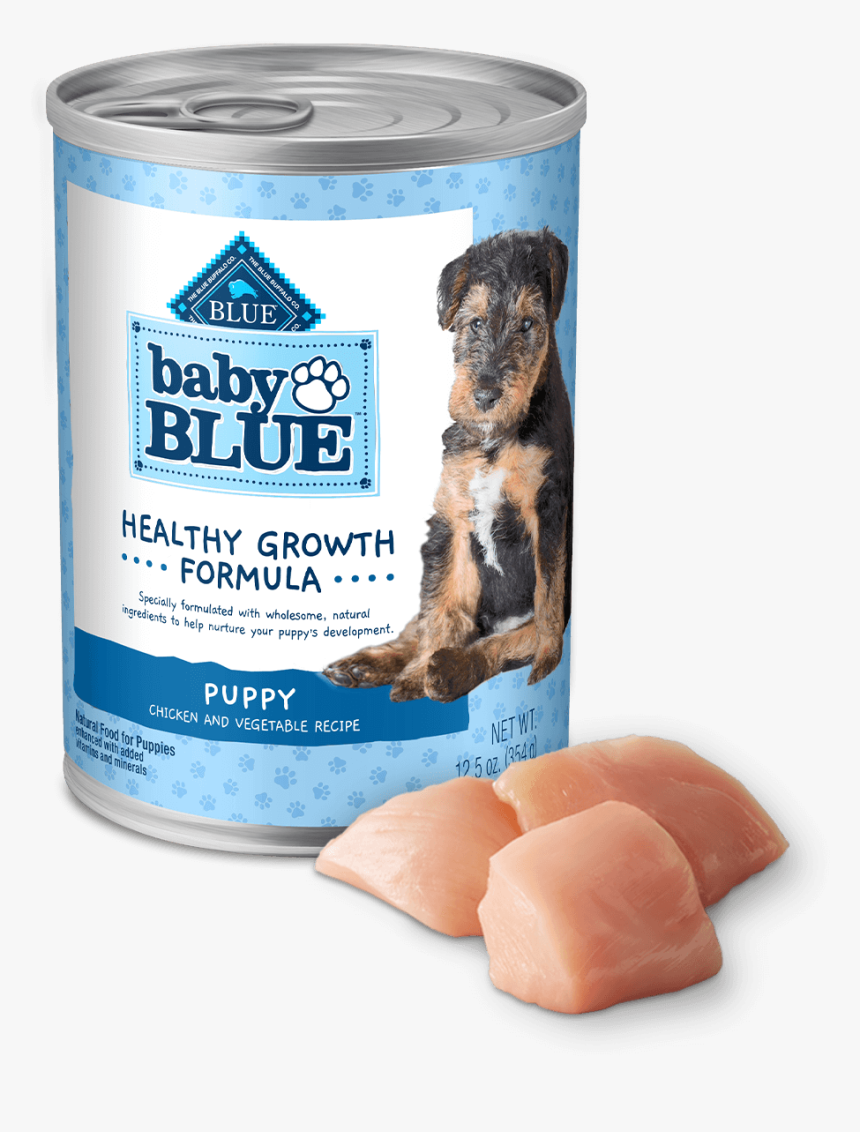 Baby Blue Puppy Chicken & Vegetable Recipe Dog Wet - Chicken, HD Png Download, Free Download