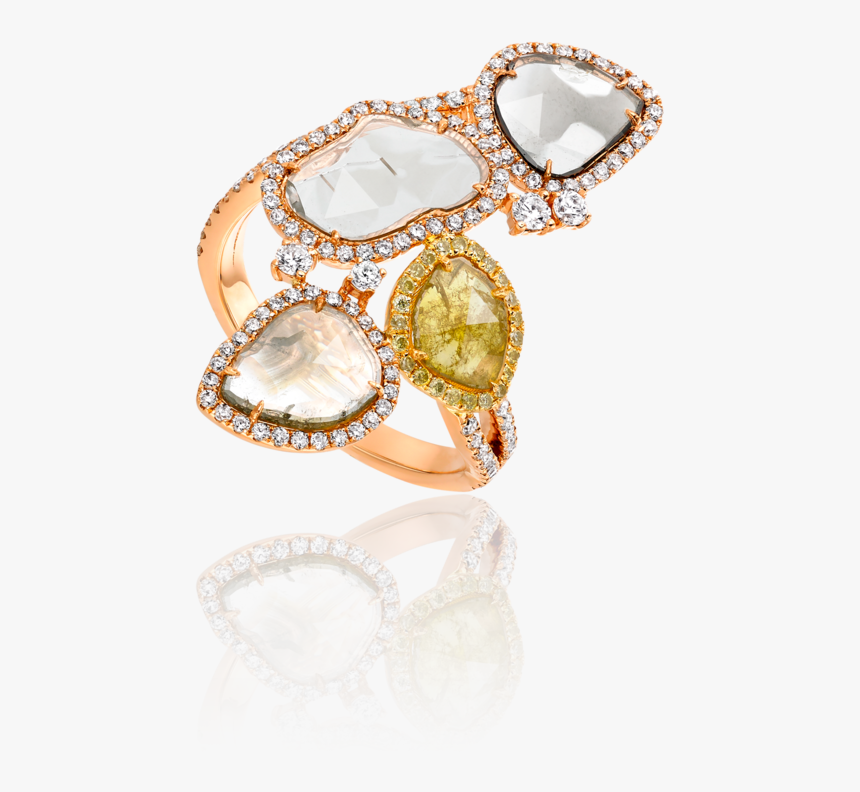 Stepping Stones Ring - Crystal, HD Png Download, Free Download