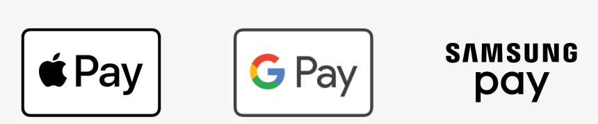 Apple Pay®, Google Pay™, & Samsung Pay Icons - Apple Pay Google Pay Png, Transparent Png, Free Download