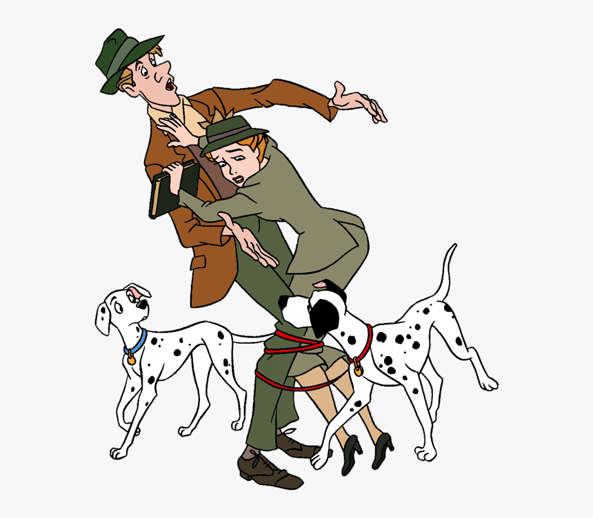 Transparent Dalmatians Clipart - 101 Dalmatians Roger Pongo, HD Png Download, Free Download