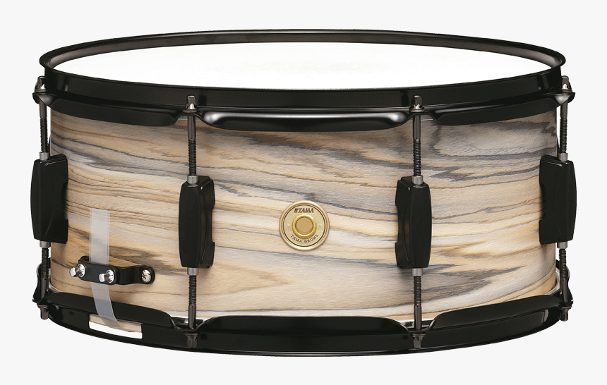 Tama Woodworks Poplar Snare Drum Natural Zebrawood, HD Png Download, Free Download