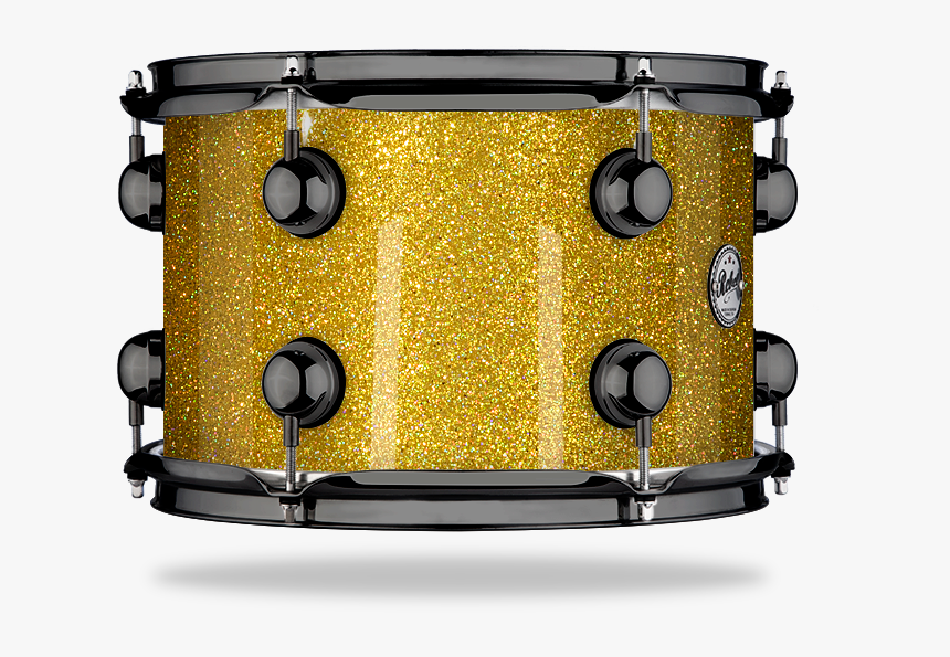 Holographic Gold Sparkle - Dark Blue Burst Drum, HD Png Download, Free Download