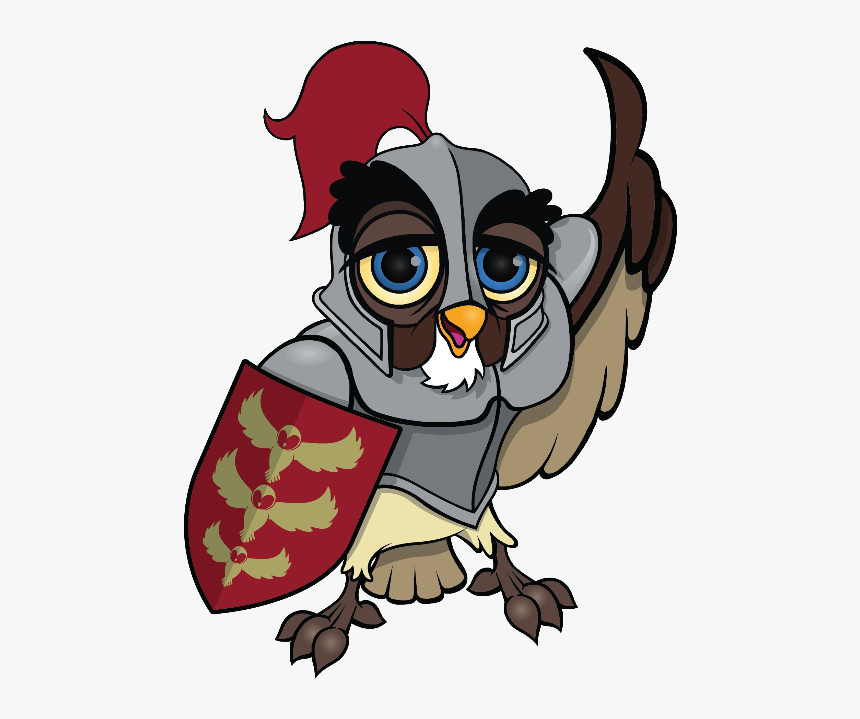 Knight Owl Clipart, HD Png Download, Free Download