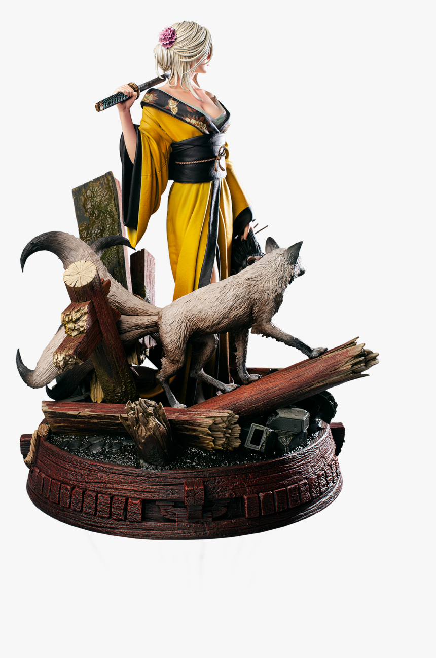 Ciri And The Kitsune Figure, HD Png Download, Free Download