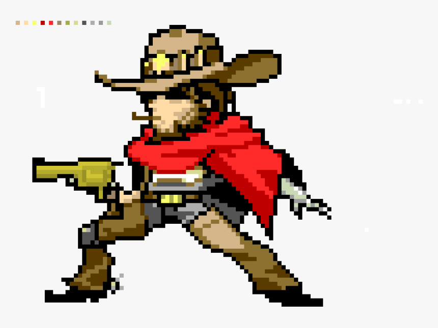 Overwatch Mccree Pixel Spray, HD Png Download, Free Download