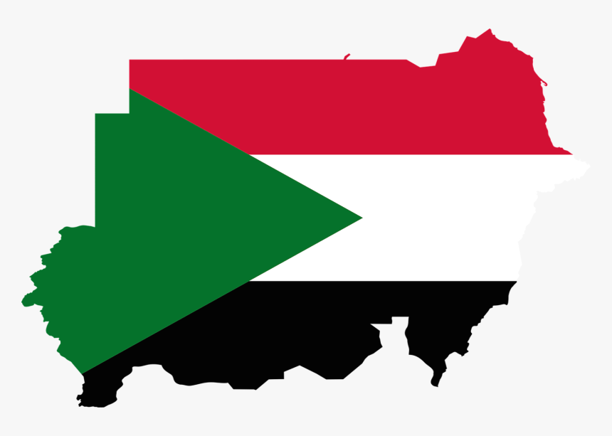 Sudan Flag And Map, HD Png Download, Free Download