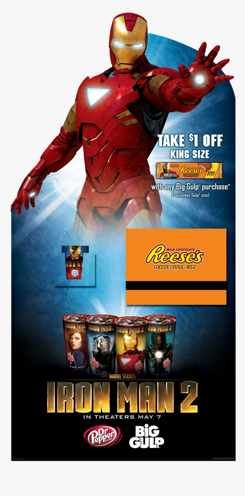 Standee - Iron Man 7 Eleven, HD Png Download, Free Download