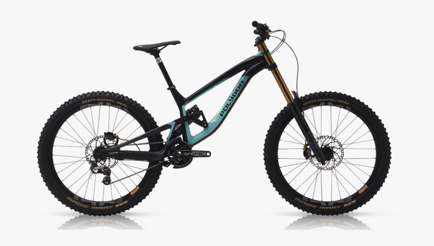 Polygon Bikes Collosus Black Teal Orange Png Bmx Bike - Commencal Furious Signature 2020, Transparent Png, Free Download