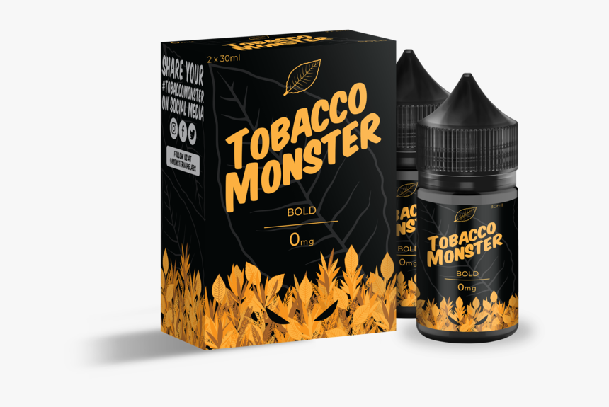 Tobacco Monster 60ml E-juice By Jam Monster - Tobacco Monster Menthol, HD Png Download, Free Download