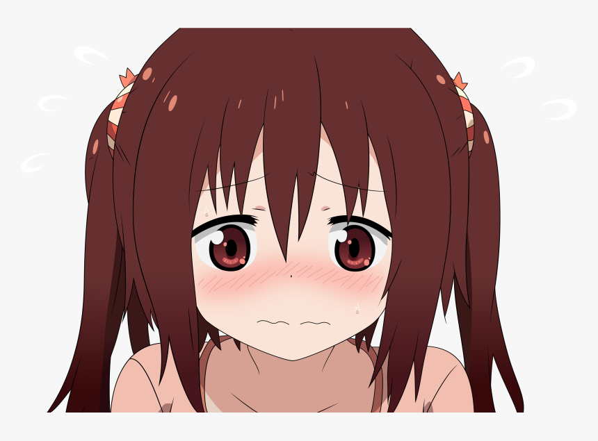 Nana Ebina, Blushing, Transparent Background, Anime - Anime Blush Transparent Background, HD Png Download, Free Download