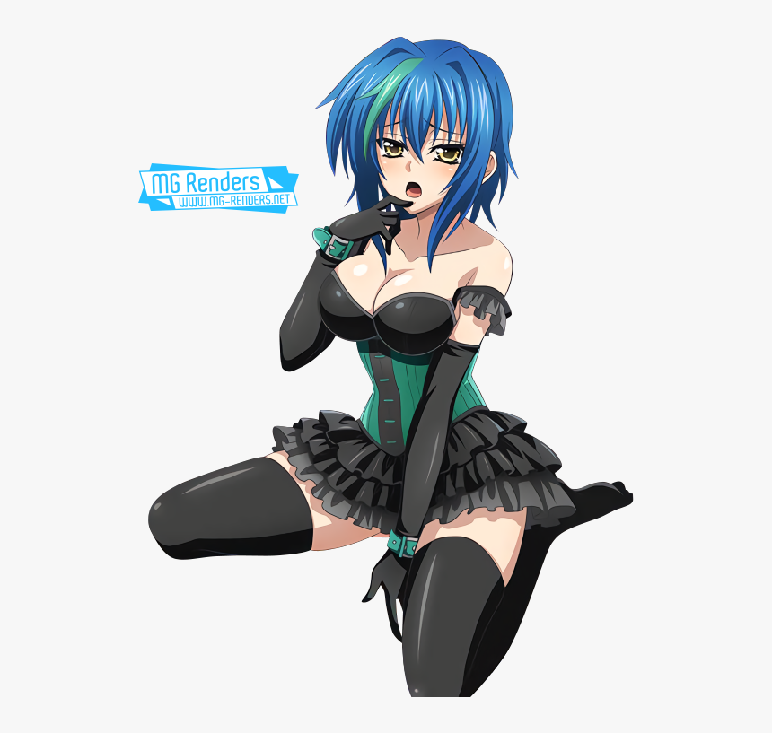 Anime Girl Spreading Legs Png - Xenovia Highschool Dxd Ecchi, Transparent Png, Free Download