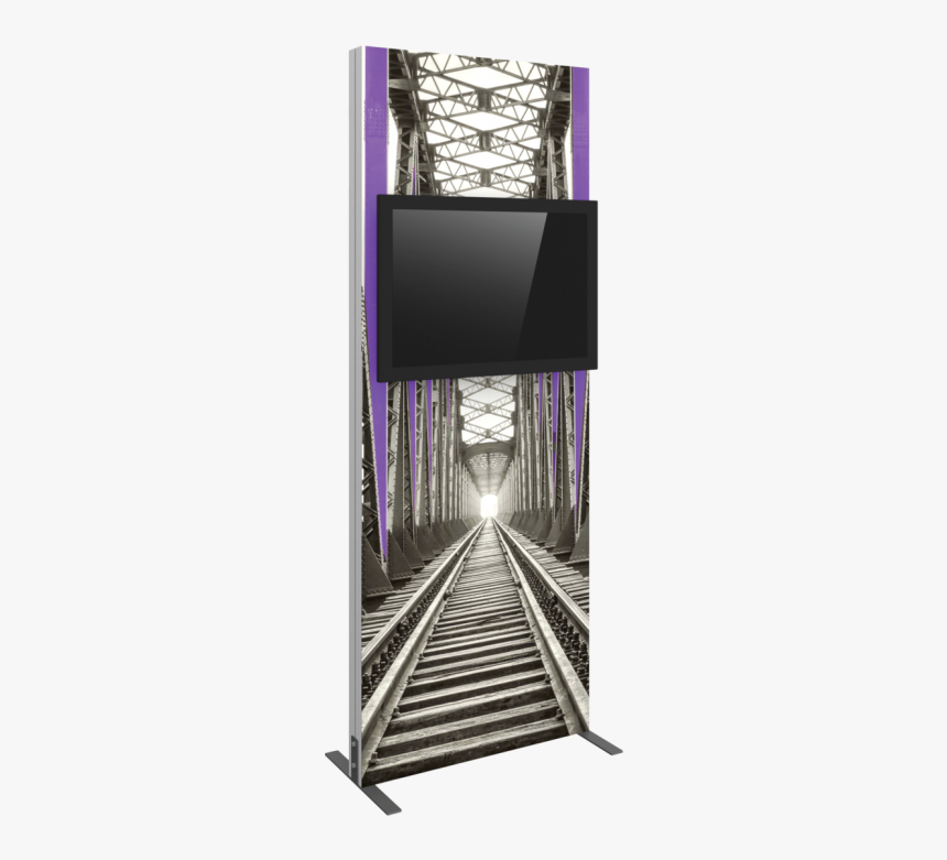 Vector Frame Monitor Kiosk 01 Single Sided Monitor - Trade Show Modular Kiosk, HD Png Download, Free Download