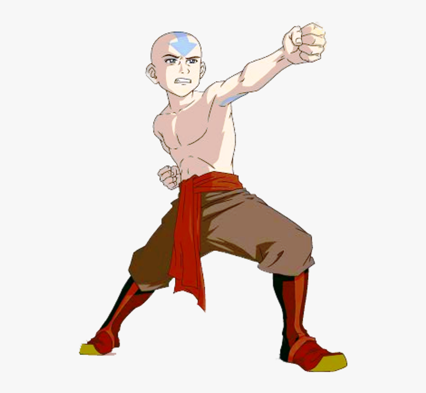 Aang Doing Practise-ynb619 - Avatar Last Airbender Pose, HD Png Download, Free Download