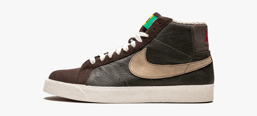 Nike Blazer Sb Elite "rasta - Skate Shoe, HD Png Download, Free Download