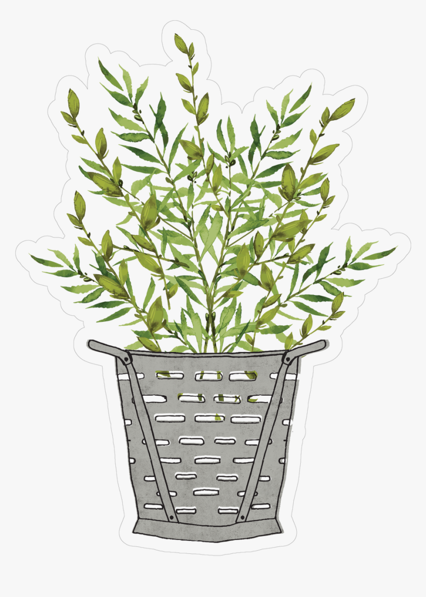 Plant Print & Cut File - Flowerpot, HD Png Download, Free Download