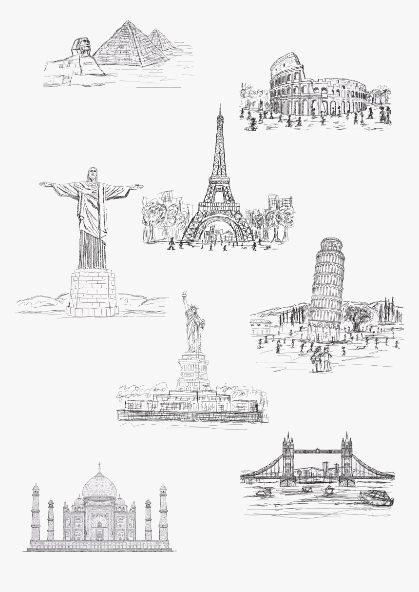 Liberty Drawing Hand - Sketch Of Proper Noun, HD Png Download, Free Download
