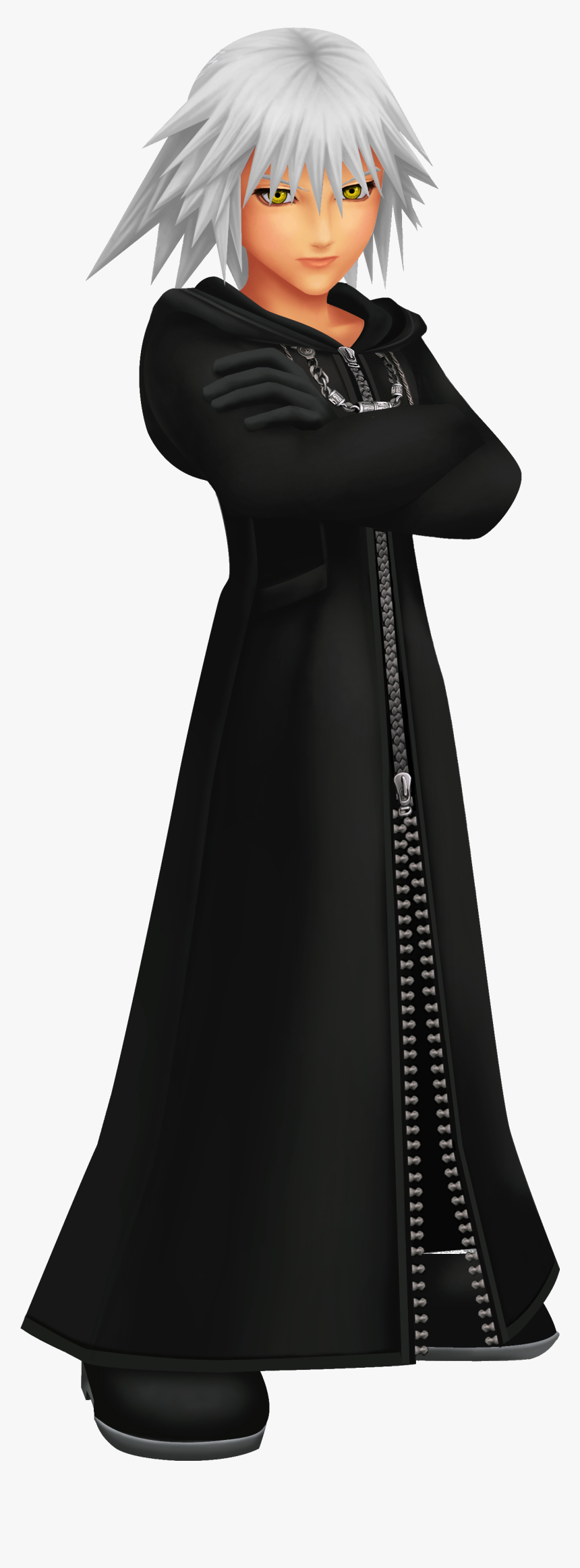 Riku Black Coat Kingdom Hearts, HD Png Download, Free Download