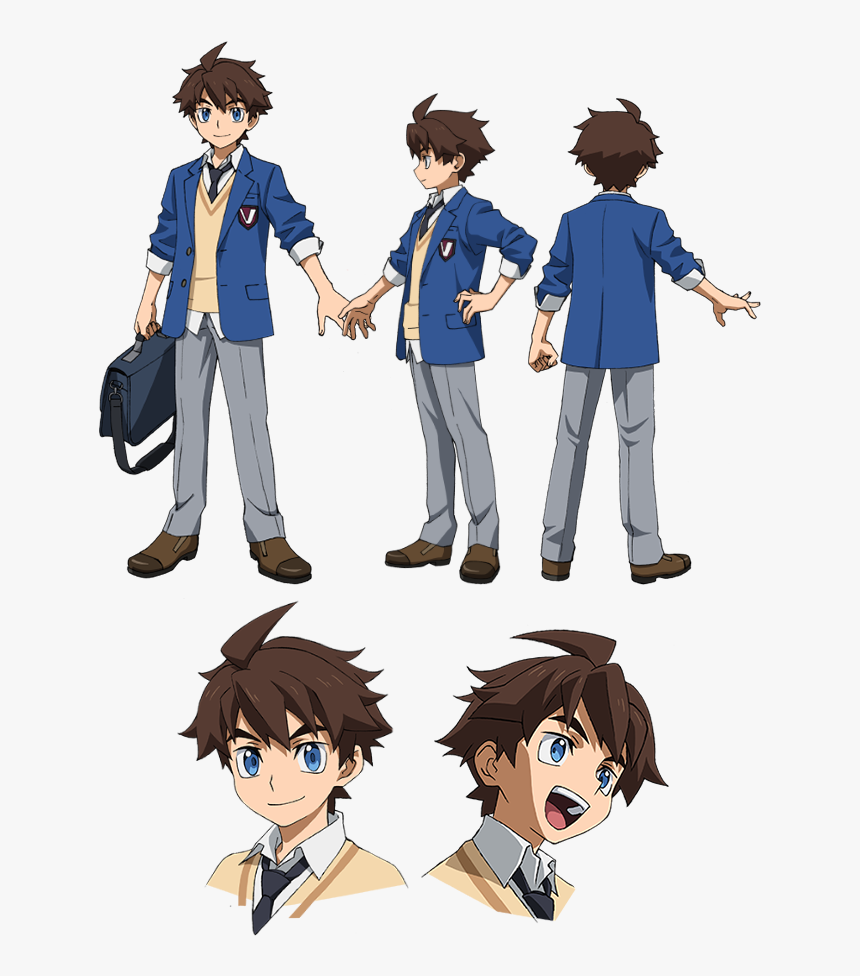 Mikami Riku - Gundam Build Divers Main Character, HD Png Download, Free Download