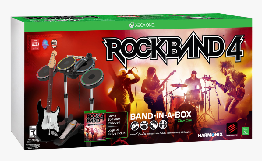 1003776009 Fl Sar Tnerd08a - Rock Band Para Xbox One, HD Png Download, Free Download