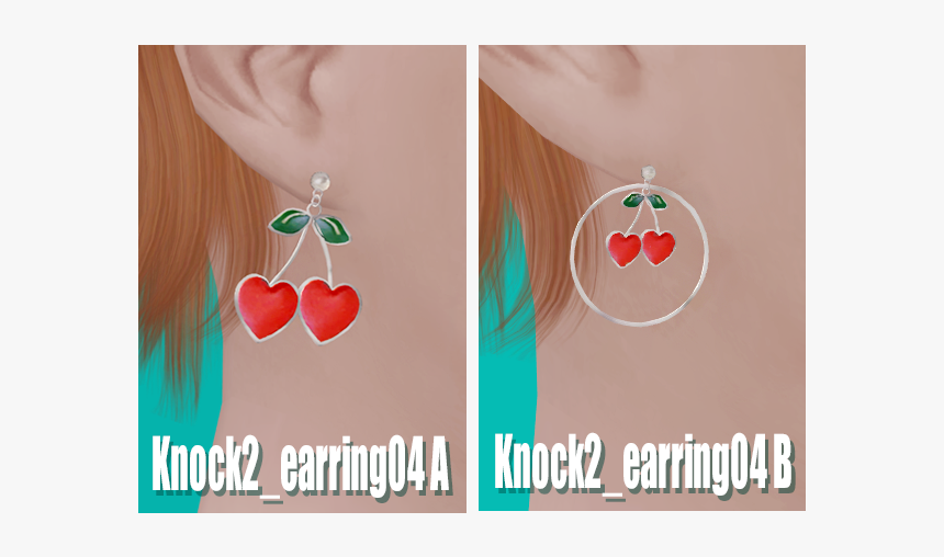 Knock Knock"s Cherry Earrings - Earrings, HD Png Download, Free Download