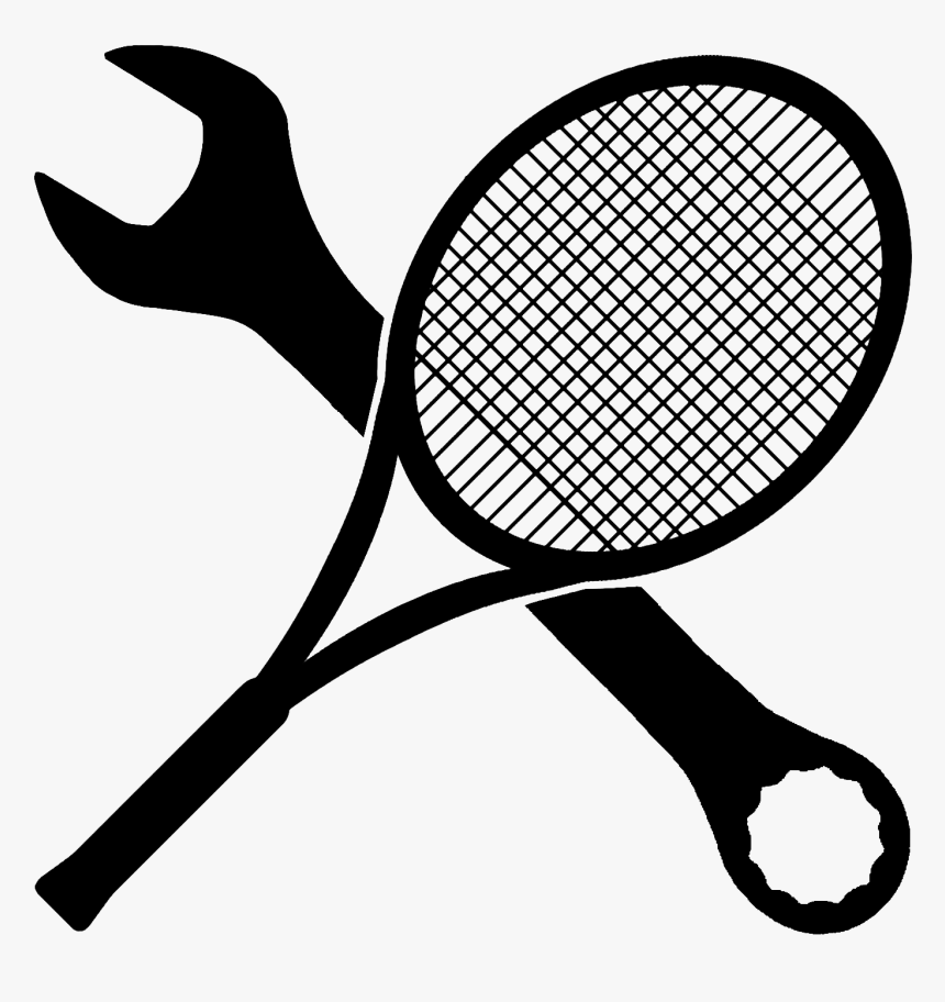 Badmintonracket Badmintonracket Shuttlecock Clip Art - Tennis Racket Icon Png, Transparent Png, Free Download