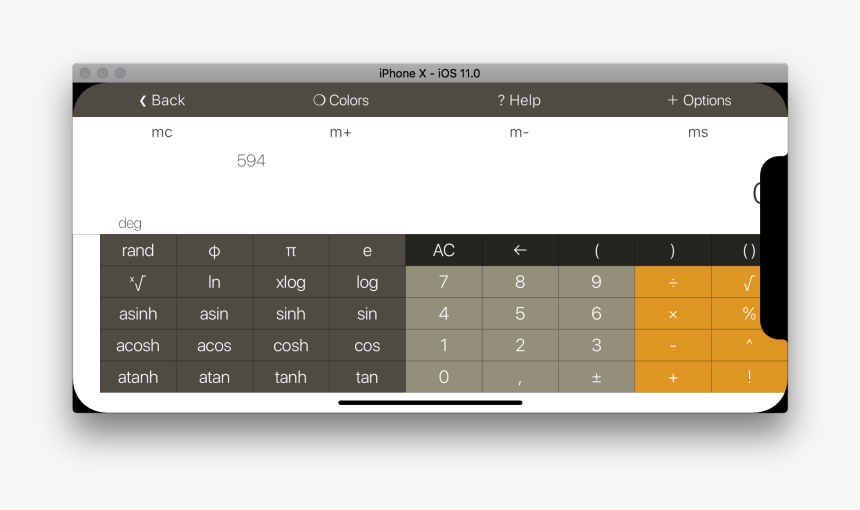 X On An Iphone Calculator, HD Png Download, Free Download