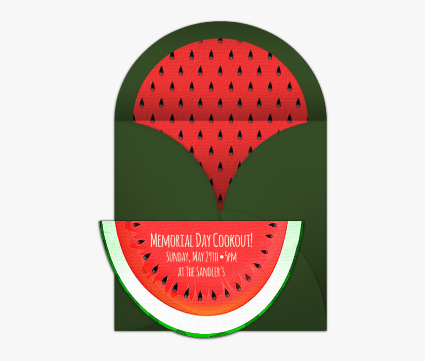 Watermelon Invitations - Watermelon Invitation, HD Png Download, Free Download