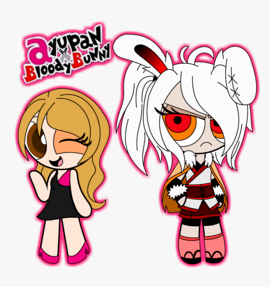 Puffed Ayupan X Bloody Bunny - Bloody Bunny And Ayupan, HD Png Download, Free Download