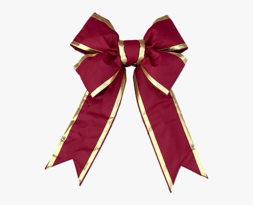 Gold Trimmed Structural Bow"
 Class= - Burgundy And Gold Png, Transparent Png, Free Download