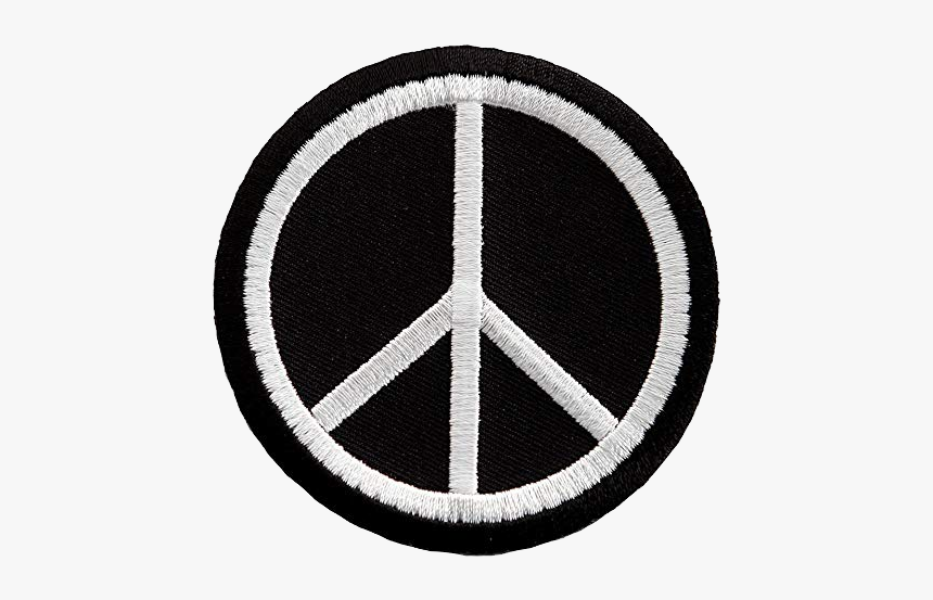 Peace Symbol Png - Peace Symbol Black Background, Transparent Png, Free Download