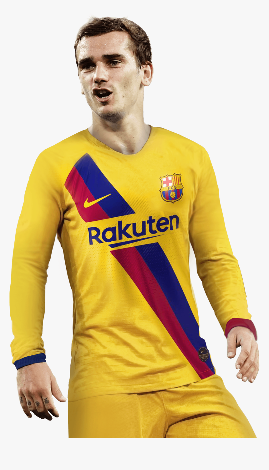 Antoine Griezmann render - Antoine Griezmann Barcelona Png, Transparent Png, Free Download