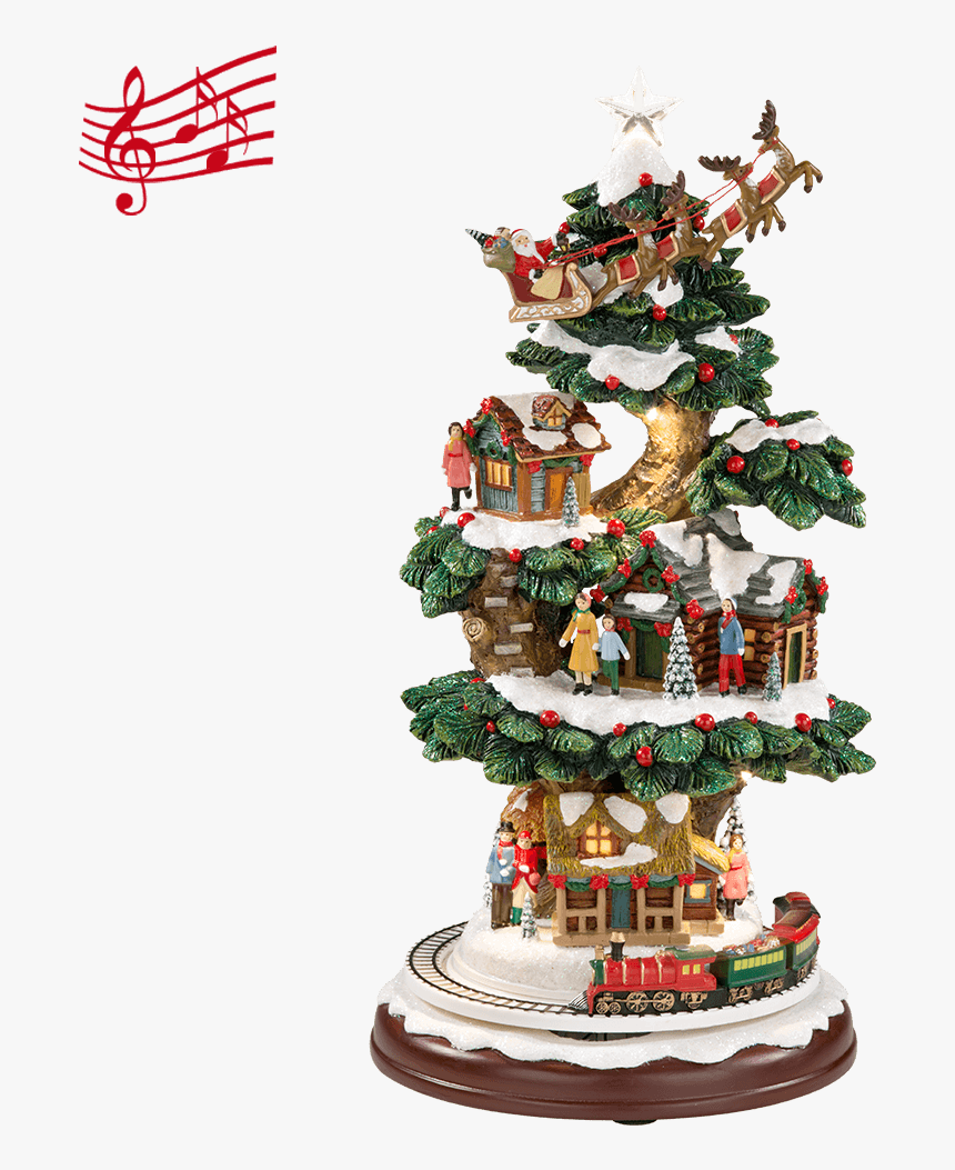 Hustle And Bustle Around The Christmas Tree - Christmas Tree, HD Png Download, Free Download